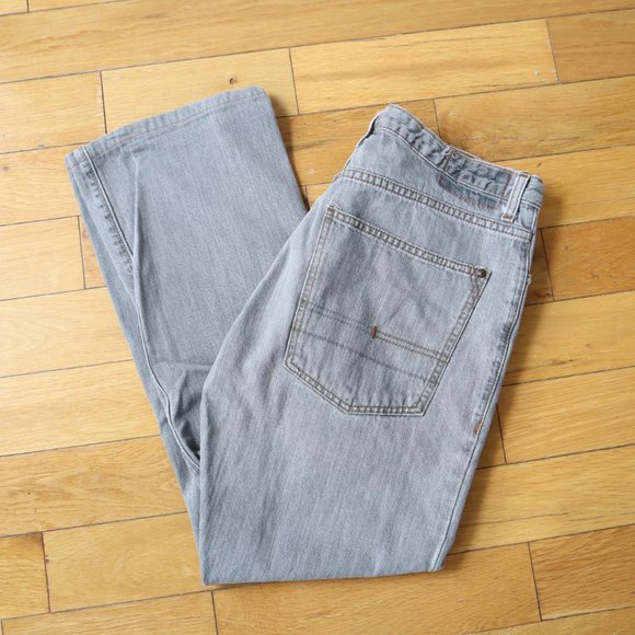 Calvin Klein Grey Bootcut Jeans, Size 33 - Picture 7 of 16